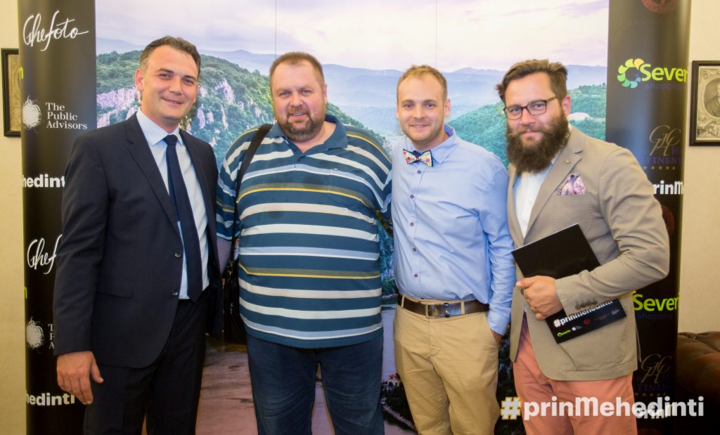 #prinMehedinti cu Cristian Tabără,  Ionuț Sibinescu și Victor Bogdan Gheorghiță. Cosmin Tudoran